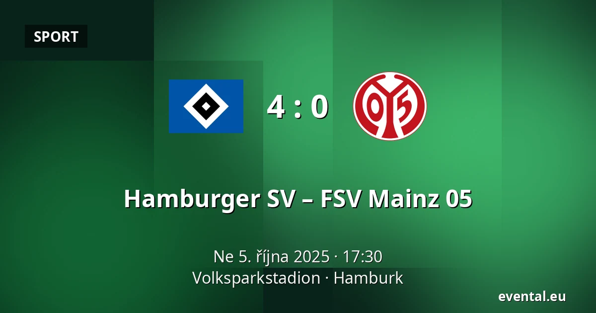 Hamburger SV – FSV Mainz 05 — Volksparkstadion, Hamburk