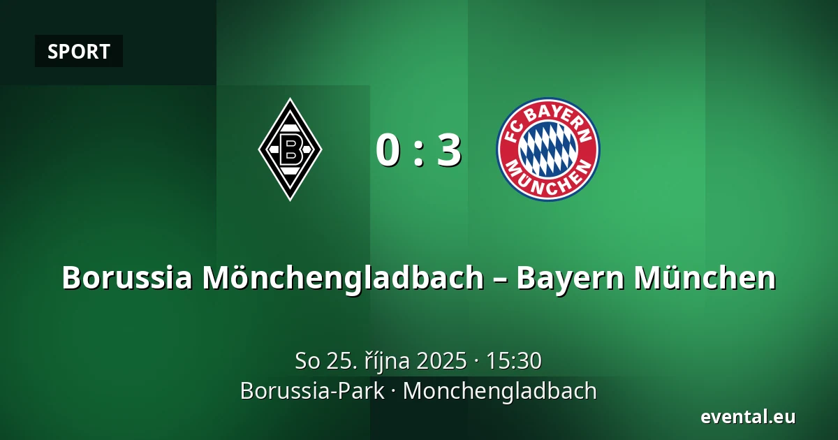 Borussia Mönchengladbach – Bayern München — Borussia-Park, Monchengladbach