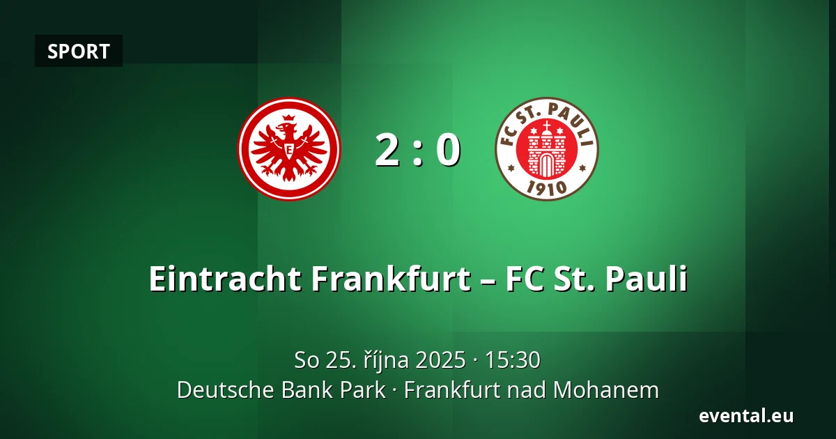 Eintracht Frankfurt – FC St. Pauli — Deutsche Bank Park, Frankfurt nad Mohanem