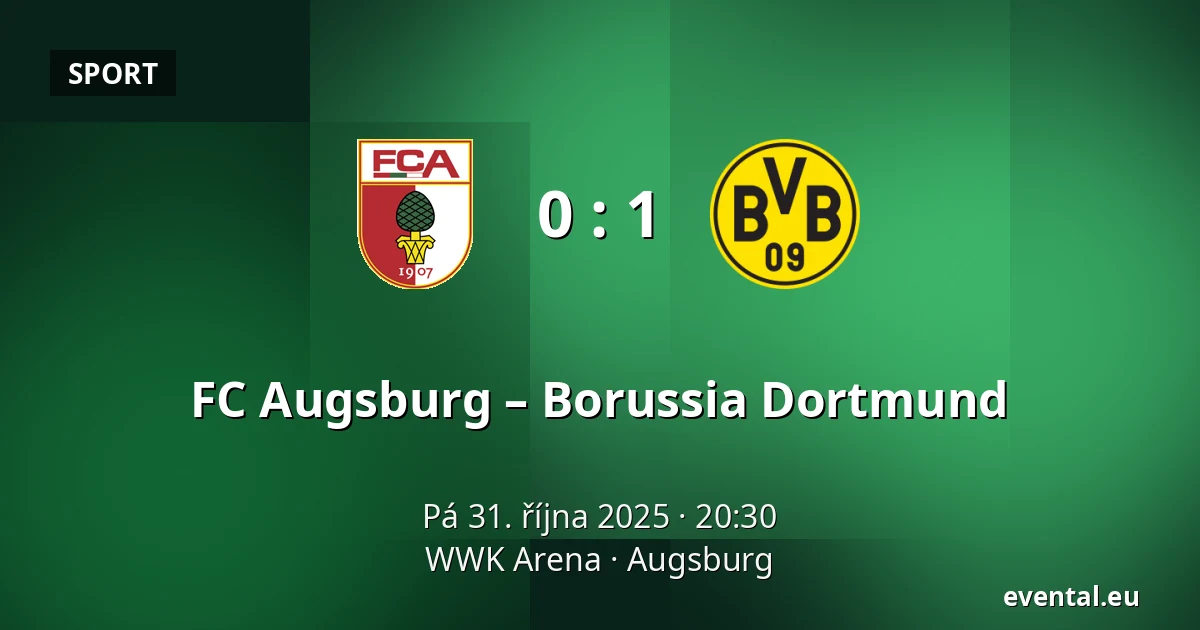 FC Augsburg – Borussia Dortmund — WWK Arena, Augsburg