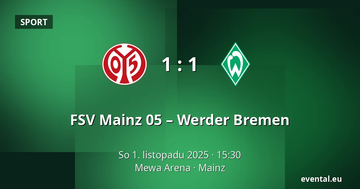 FSV Mainz 05 – Werder Bremen — Mewa Arena, Mainz
