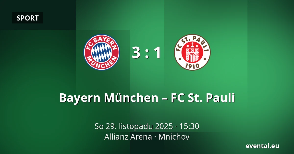 Bayern München – FC St. Pauli — Allianz Arena, Mnichov