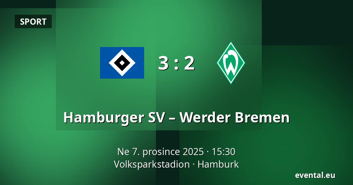 Hamburger SV – Werder Bremen — Volksparkstadion, Hamburk