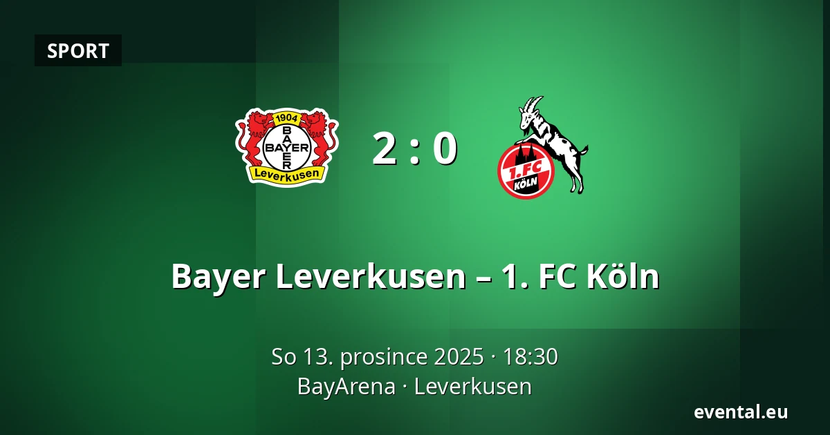 Bayer Leverkusen – 1. FC Köln — BayArena, Leverkusen