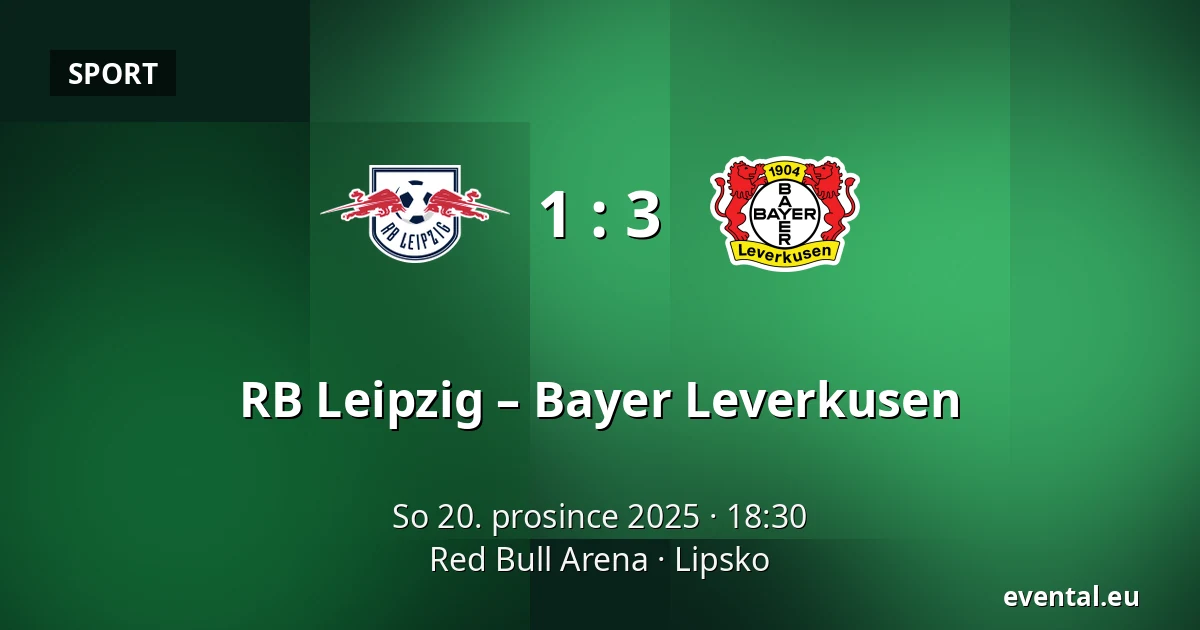 RB Leipzig – Bayer Leverkusen — Red Bull Arena, Lipsko