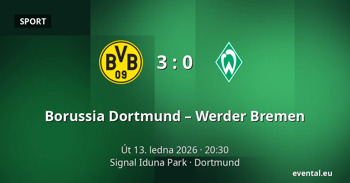 Borussia Dortmund – Werder Bremen — Signal Iduna Park, Dortmund