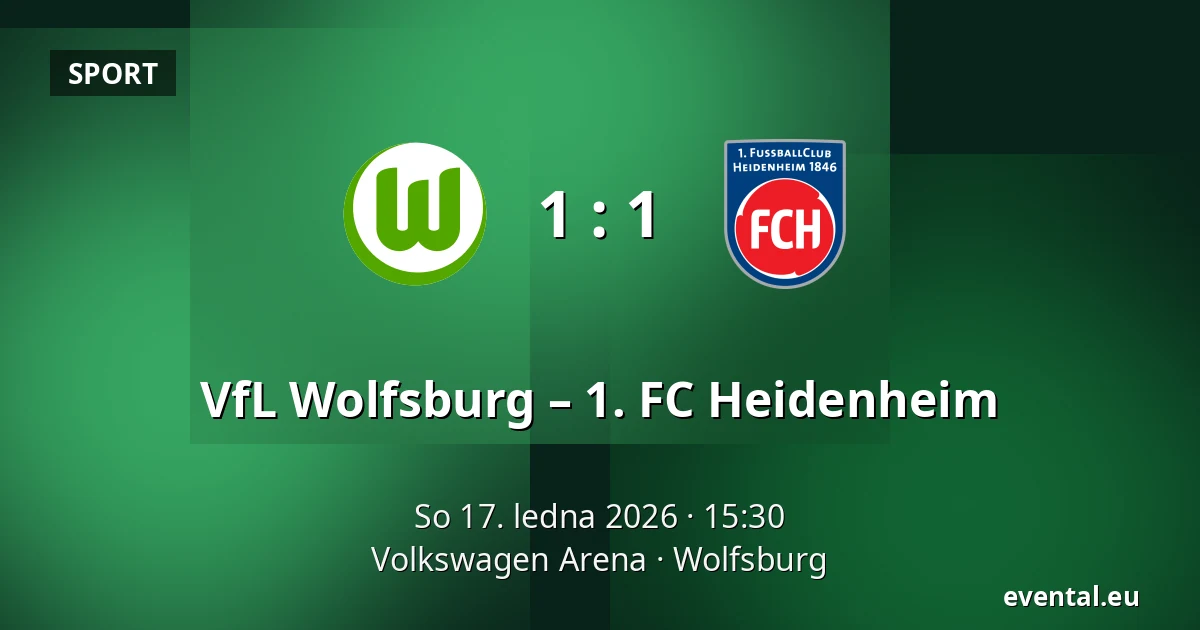 VfL Wolfsburg – 1. FC Heidenheim — Volkswagen Arena, Wolfsburg