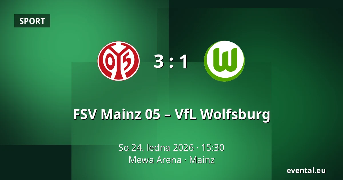 FSV Mainz 05 – VfL Wolfsburg — Mewa Arena, Mainz