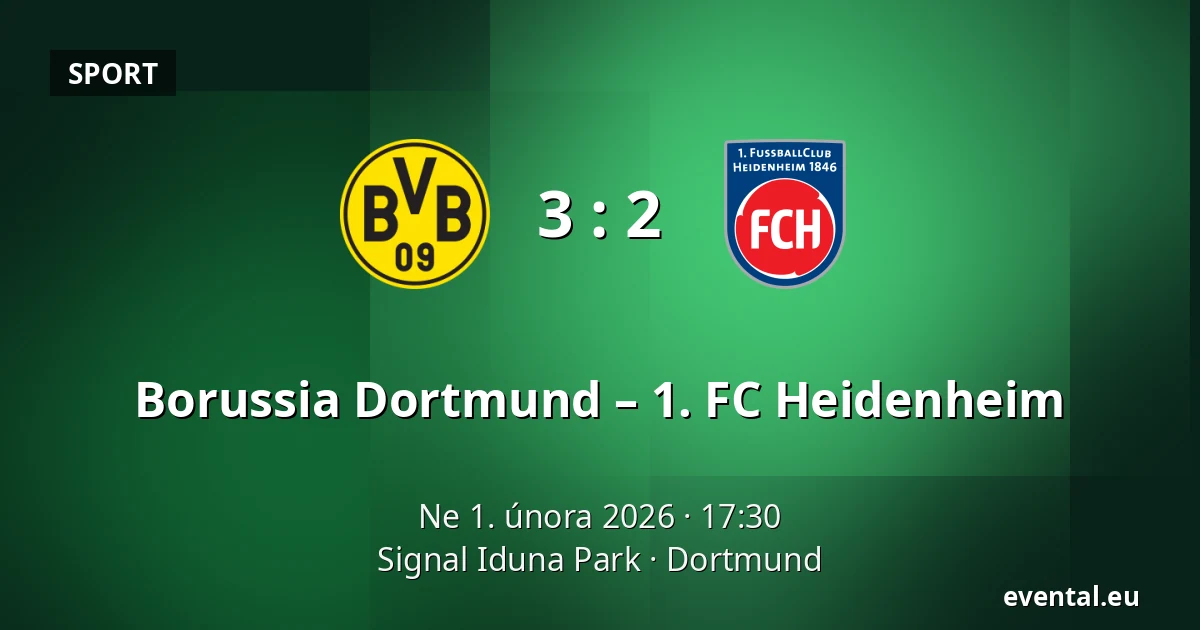 Borussia Dortmund – 1. FC Heidenheim — Signal Iduna Park, Dortmund