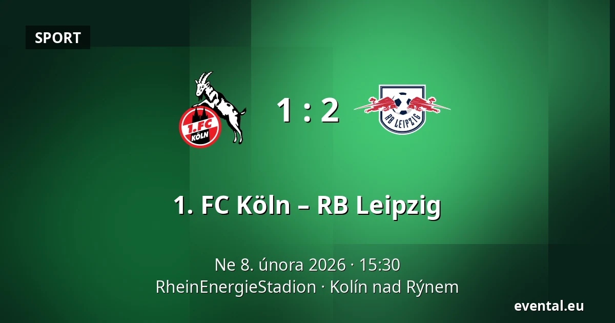 1. FC Köln – RB Leipzig — RheinEnergieStadion, Kolín nad Rýnem