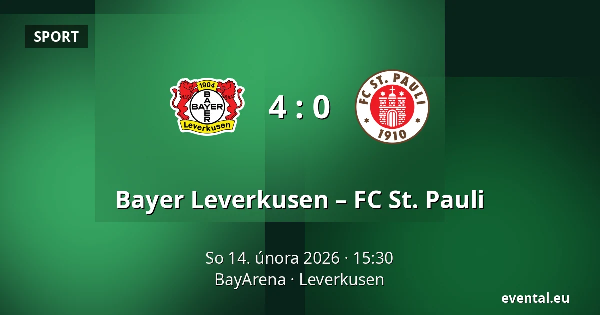 Bayer Leverkusen – FC St. Pauli — BayArena, Leverkusen