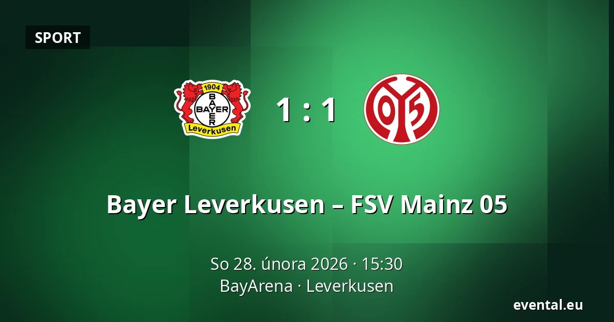 Bayer Leverkusen – FSV Mainz 05 — BayArena, Leverkusen