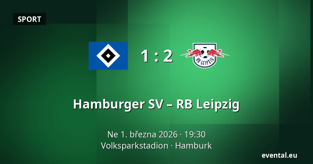 Hamburger SV – RB Leipzig — Volksparkstadion, Hamburk