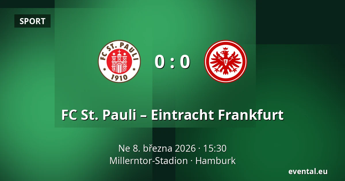 FC St. Pauli – Eintracht Frankfurt — Millerntor-Stadion, Hamburk
