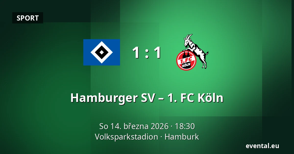Hamburger SV – 1. FC Köln — Volksparkstadion, Hamburk