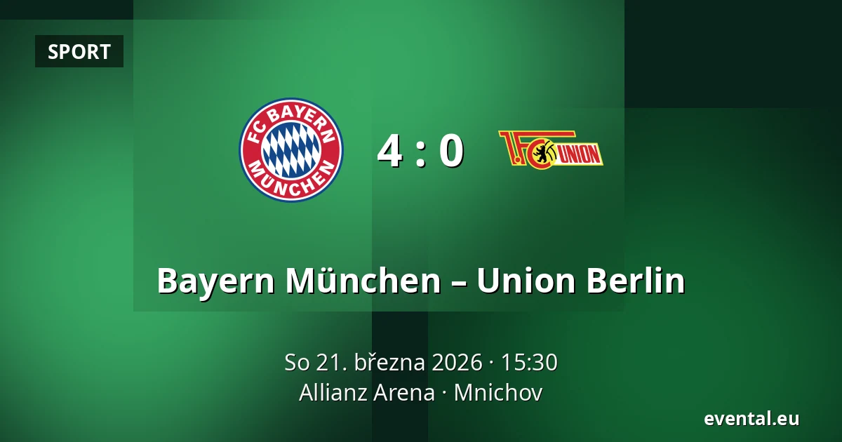 Bayern München – Union Berlin — Allianz Arena, Mnichov