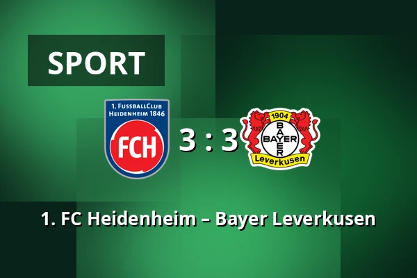 1. FC Heidenheim – Bayer Leverkusen — Voith-Arena, Heidenheim an der Brenz