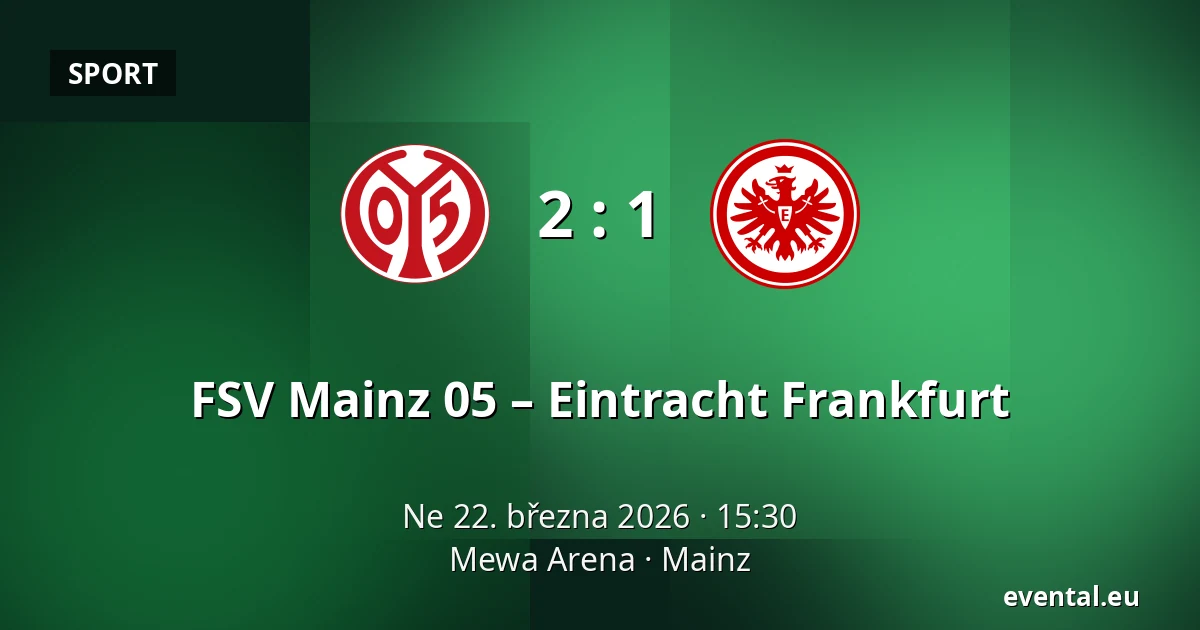 FSV Mainz 05 – Eintracht Frankfurt — Mewa Arena, Mainz