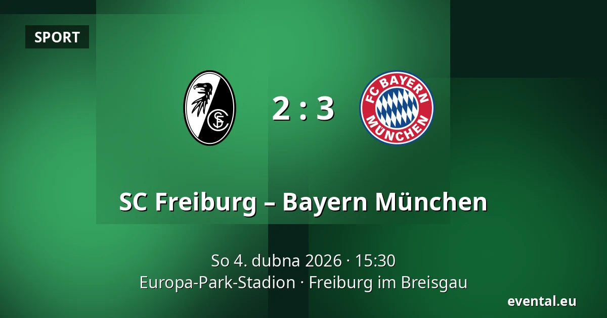 SC Freiburg – Bayern München — Europa-Park-Stadion, Freiburg im Breisgau