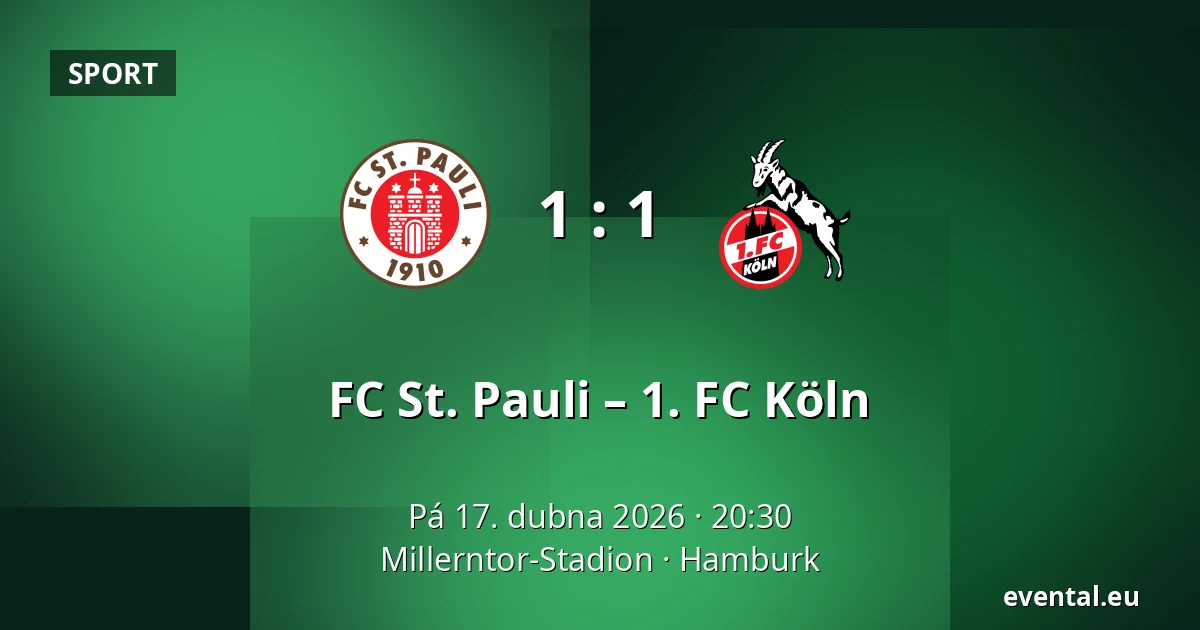 FC St. Pauli – 1. FC Köln — Millerntor-Stadion, Hamburk