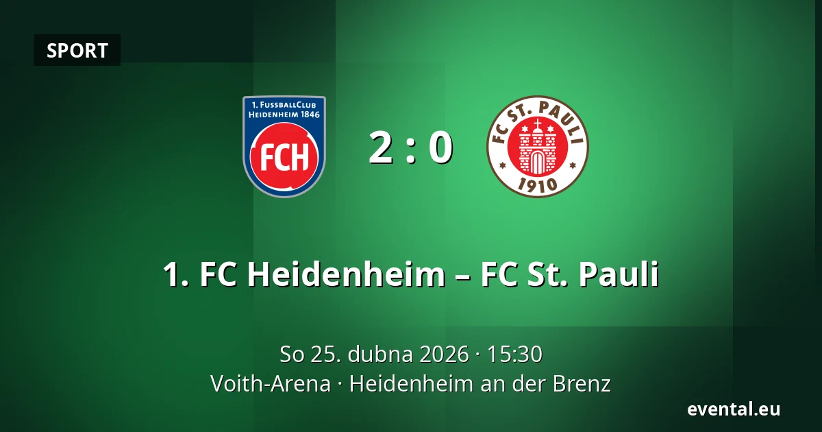 1. FC Heidenheim – FC St. Pauli — Voith-Arena, Heidenheim an der Brenz