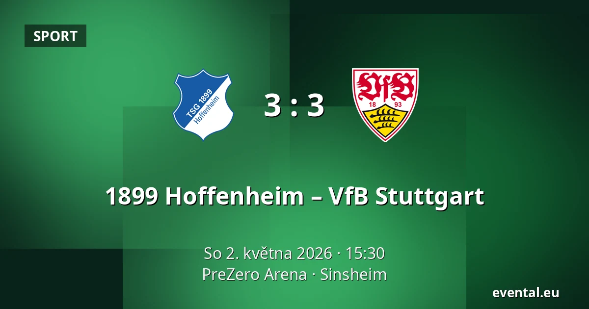 1899 Hoffenheim – VfB Stuttgart — PreZero Arena, Sinsheim