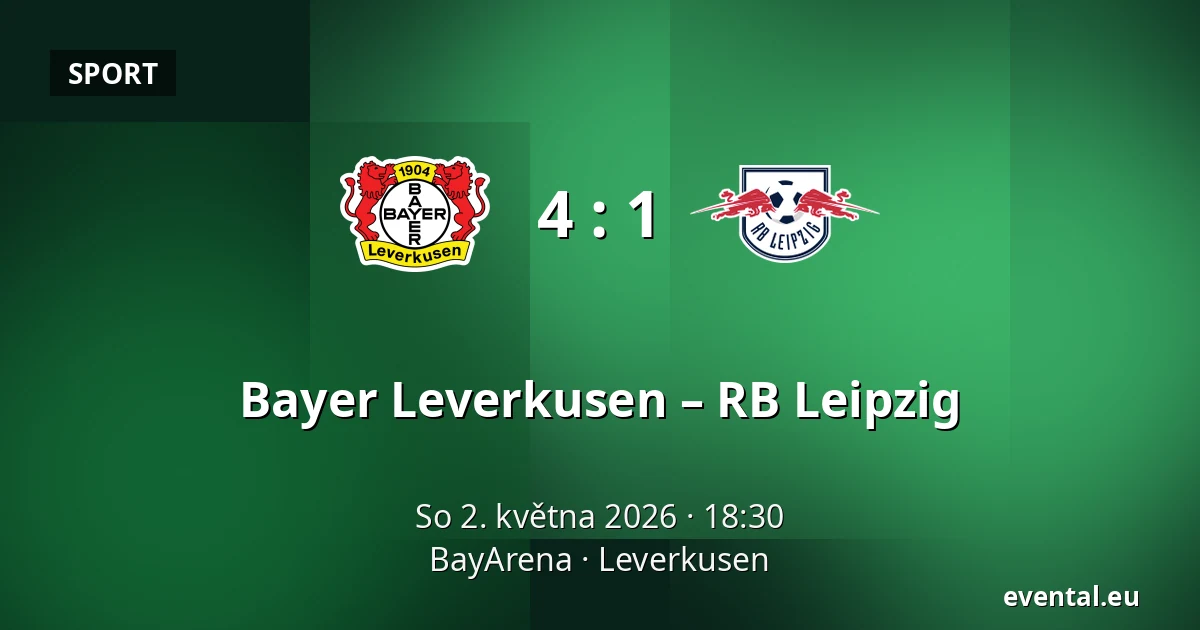 Bayer Leverkusen – RB Leipzig — BayArena, Leverkusen