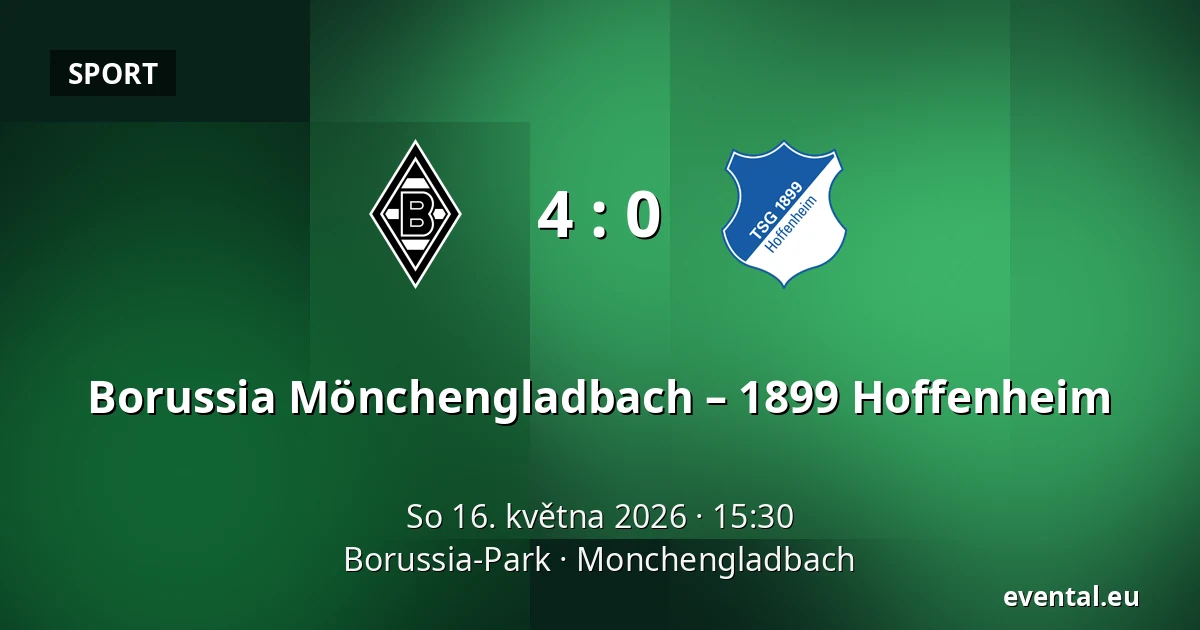 Borussia Mönchengladbach – 1899 Hoffenheim — Borussia-Park, Monchengladbach