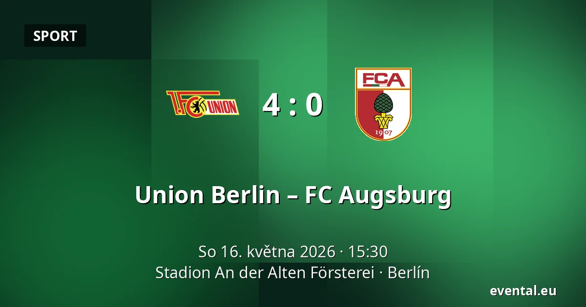 Union Berlin – FC Augsburg — Stadion An der Alten Försterei, Berlín