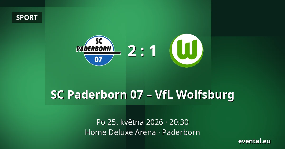 SC Paderborn 07 – VfL Wolfsburg — Home Deluxe Arena, Paderborn
