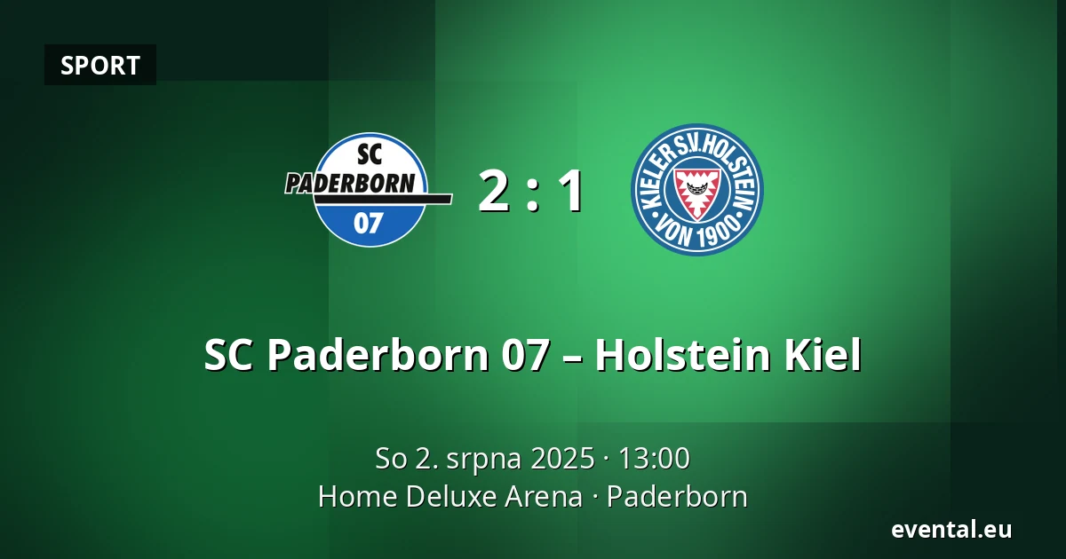 SC Paderborn 07 – Holstein Kiel — Home Deluxe Arena, Paderborn