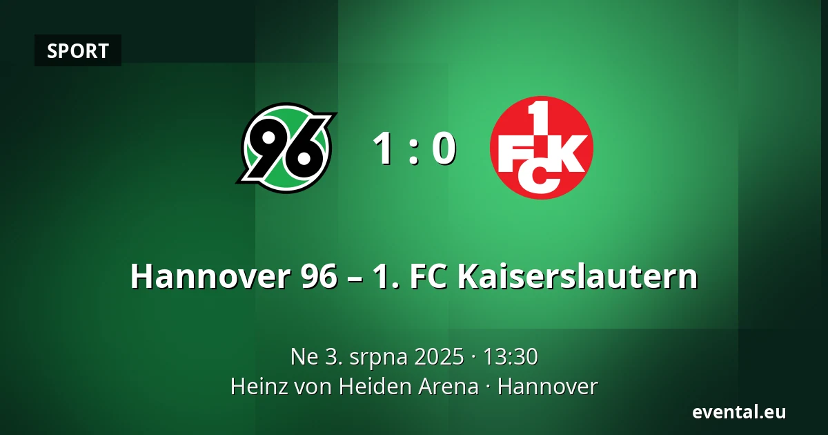 Hannover 96 – 1. FC Kaiserslautern — Heinz von Heiden Arena, Hannover