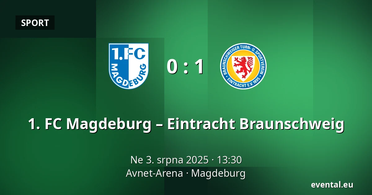 1. FC Magdeburg – Eintracht Braunschweig — Avnet-Arena, Magdeburg