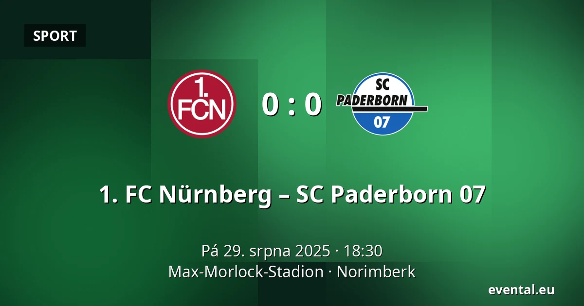 1. FC Nürnberg – SC Paderborn 07 — Max-Morlock-Stadion, Norimberk