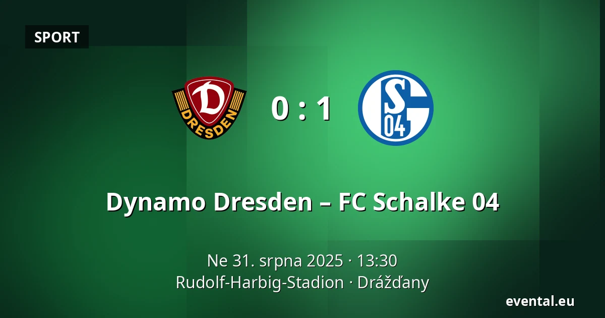 Dynamo Dresden – FC Schalke 04 — Rudolf-Harbig-Stadion, Drážďany