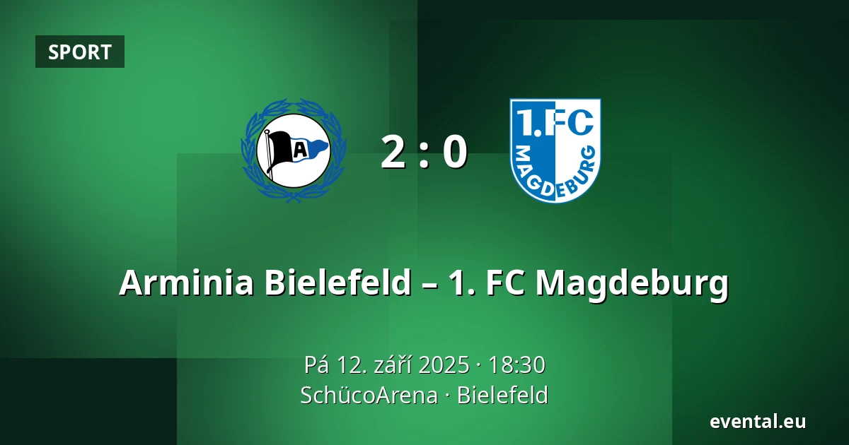 Arminia Bielefeld – 1. FC Magdeburg — SchücoArena, Bielefeld