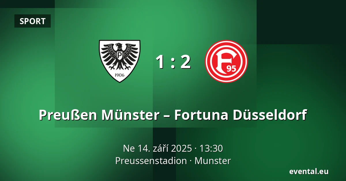 Preußen Münster – Fortuna Düsseldorf — Preussenstadion, Munster