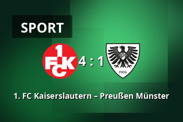 1. FC Kaiserslautern – Preußen Münster — Fritz Walter Stadion, Kaiserslautern