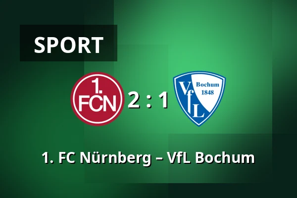 1. FC Nürnberg – VfL Bochum — Max-Morlock-Stadion, Norimberk