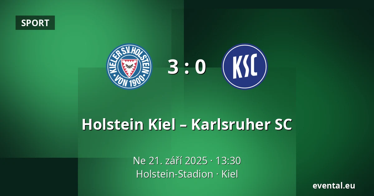 Holstein Kiel – Karlsruher SC — Holstein-Stadion, Kiel