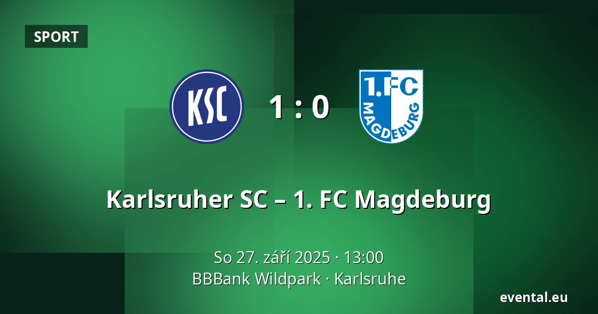 Karlsruher SC – 1. FC Magdeburg — BBBank Wildpark, Karlsruhe
