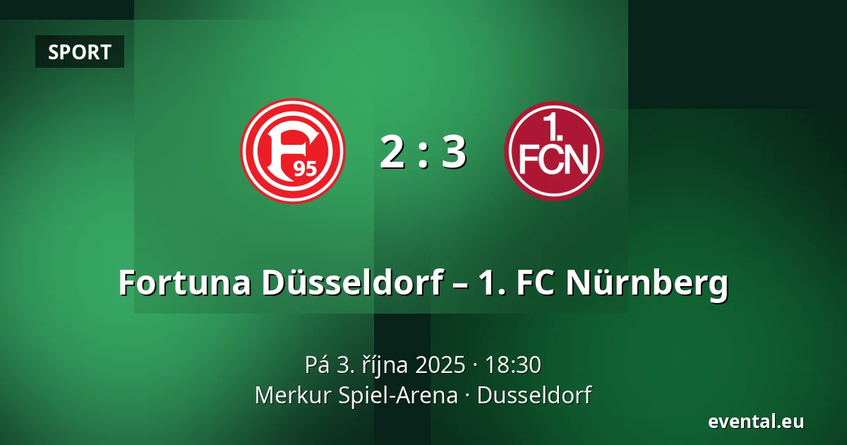 Fortuna Düsseldorf – 1. FC Nürnberg — Merkur Spiel-Arena, Dusseldorf
