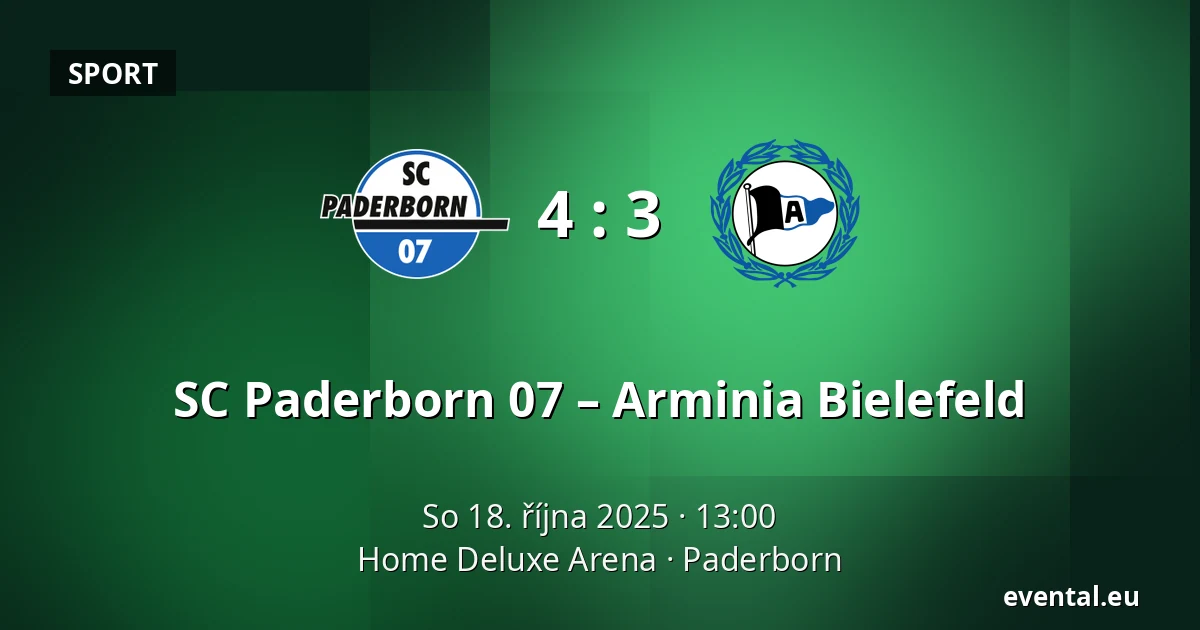 SC Paderborn 07 – Arminia Bielefeld — Home Deluxe Arena, Paderborn
