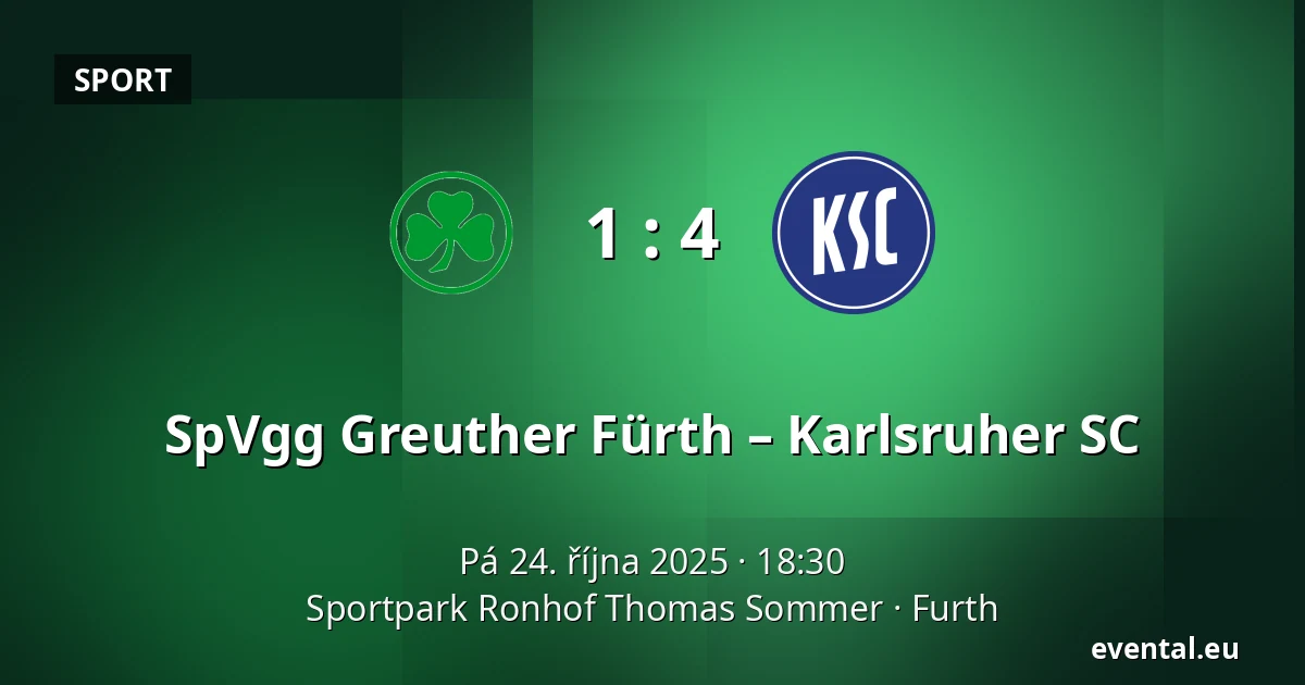 SpVgg Greuther Fürth – Karlsruher SC — Sportpark Ronhof Thomas Sommer, Furth