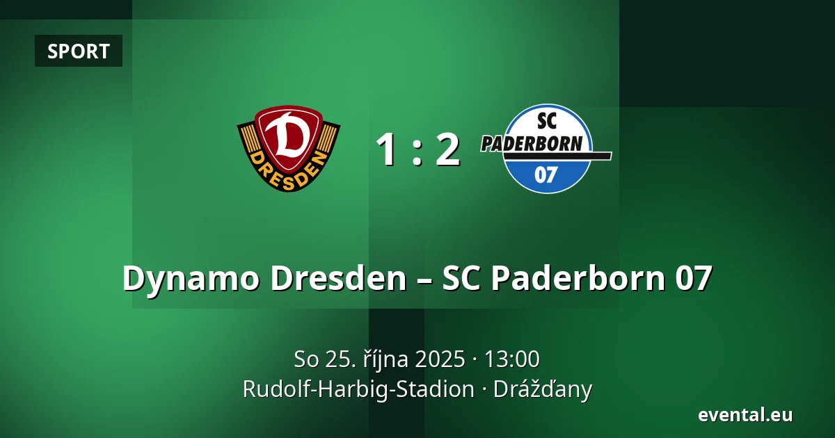 Dynamo Dresden – SC Paderborn 07 — Rudolf-Harbig-Stadion, Drážďany