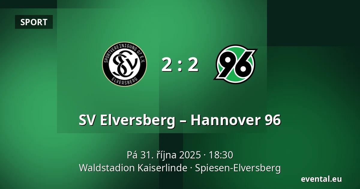 SV Elversberg – Hannover 96 — Waldstadion Kaiserlinde, Spiesen-Elversberg