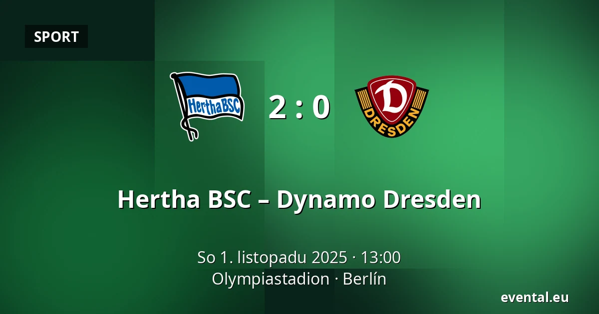 Hertha BSC – Dynamo Dresden — Olympiastadion, Berlín