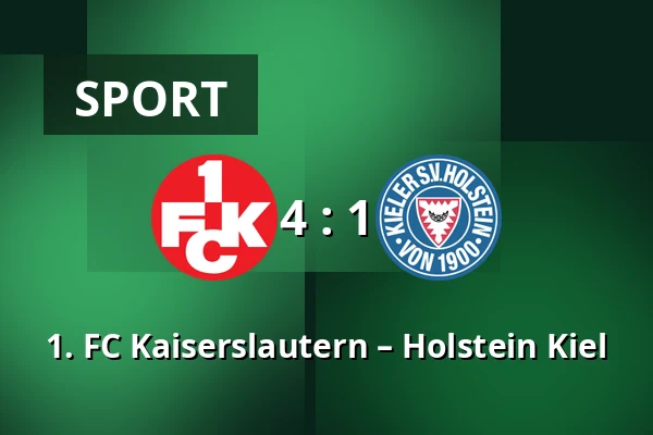 1. FC Kaiserslautern – Holstein Kiel — Fritz Walter Stadion, Kaiserslautern
