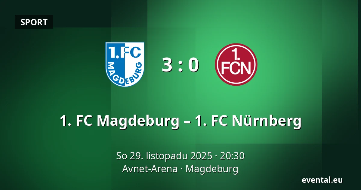 1. FC Magdeburg – 1. FC Nürnberg — Avnet-Arena, Magdeburg