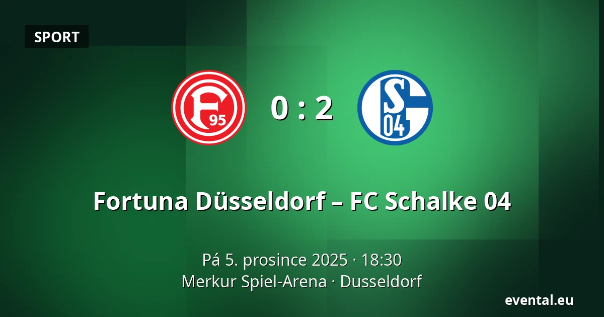 Fortuna Düsseldorf – FC Schalke 04 — Merkur Spiel-Arena, Dusseldorf
